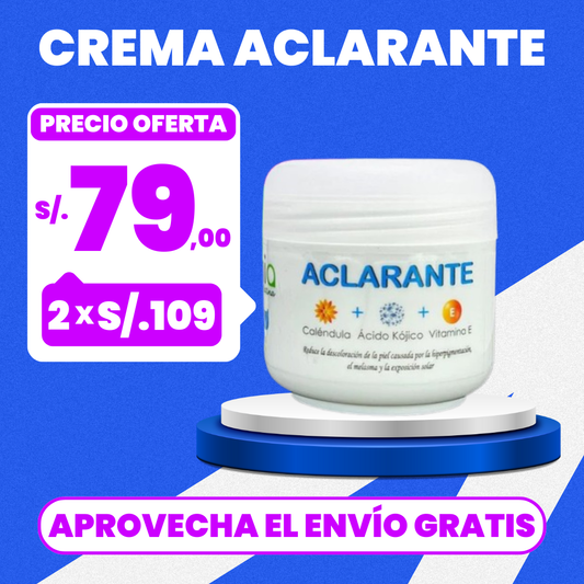 Crema Aclarante + envío gratis