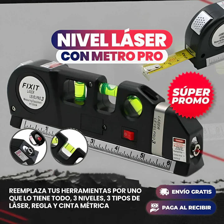 NIVEL LASER 4 EN 1 + 🔥ENVIO GRATIS🔥